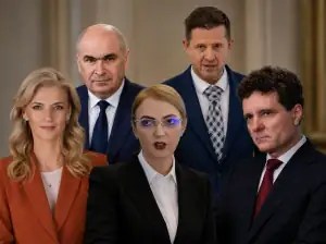 Ilie Bolojan, Siegfried Mureșan și Nicușor Dan, într-un colaj editorial despre negocierile pentru Guvernul Mureșan