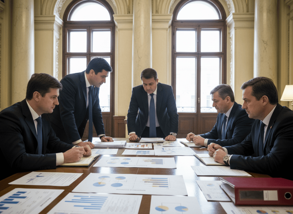 Negocieri pentru formarea majorității parlamentare a Guvernului Siegfried Mureșan – imagine ilustrativă